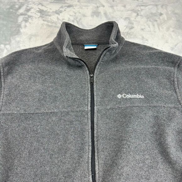 Columbia Other - Columbia Fleece Jacket Mens Extra Large Grey Outdoors Hiking Granite Mountain